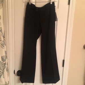 Black flare trousers by Banana Republic
